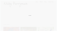 Desktop Screenshot of nickyperryman.co.uk